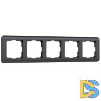 Рамка на 5 постов Werkel Stream (графит) W0052104